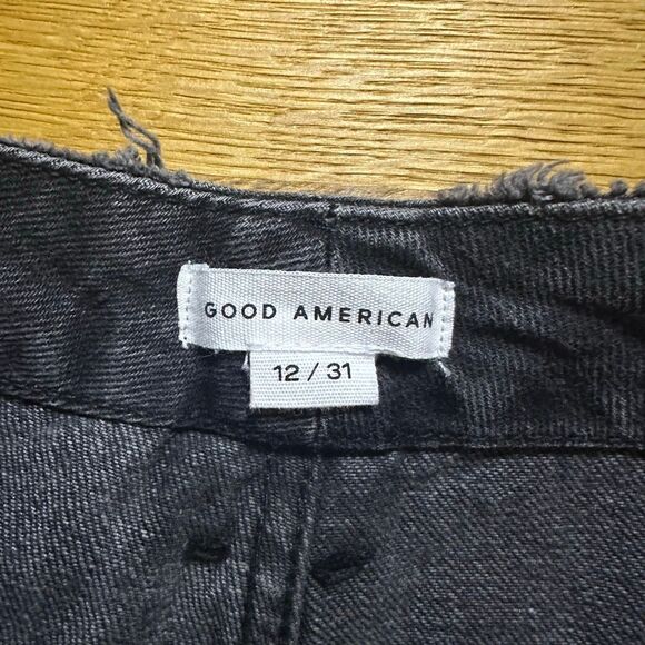 Good American wide leg jeans 12 black - Picture 3 of 10
